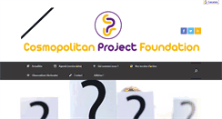 Desktop Screenshot of cosmopolitan-project-foundation.org